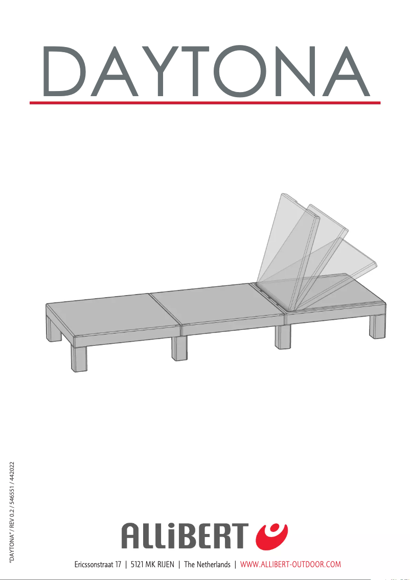 Imagen de la primera página del manual del dispositivo Daytona