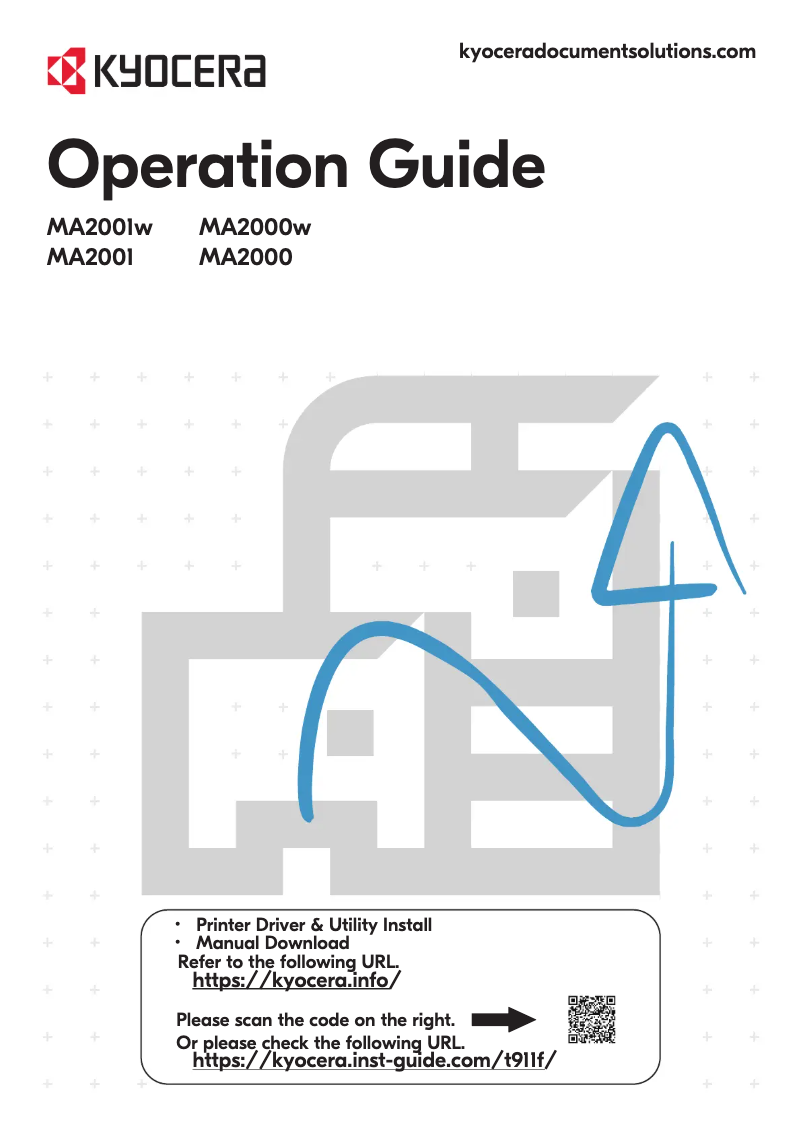 Imagen de la primera página del manual del dispositivo MA2000W