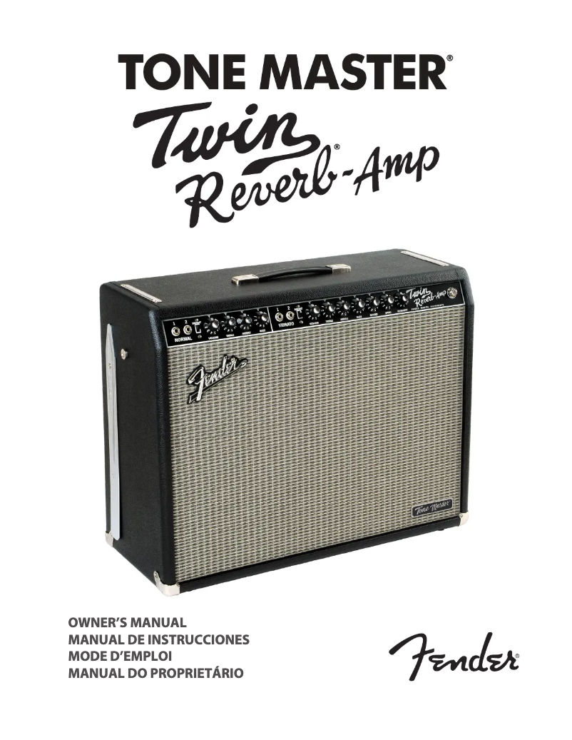 Página nº 1 - Manual de usuario Fender Tone Master Twin Reverb