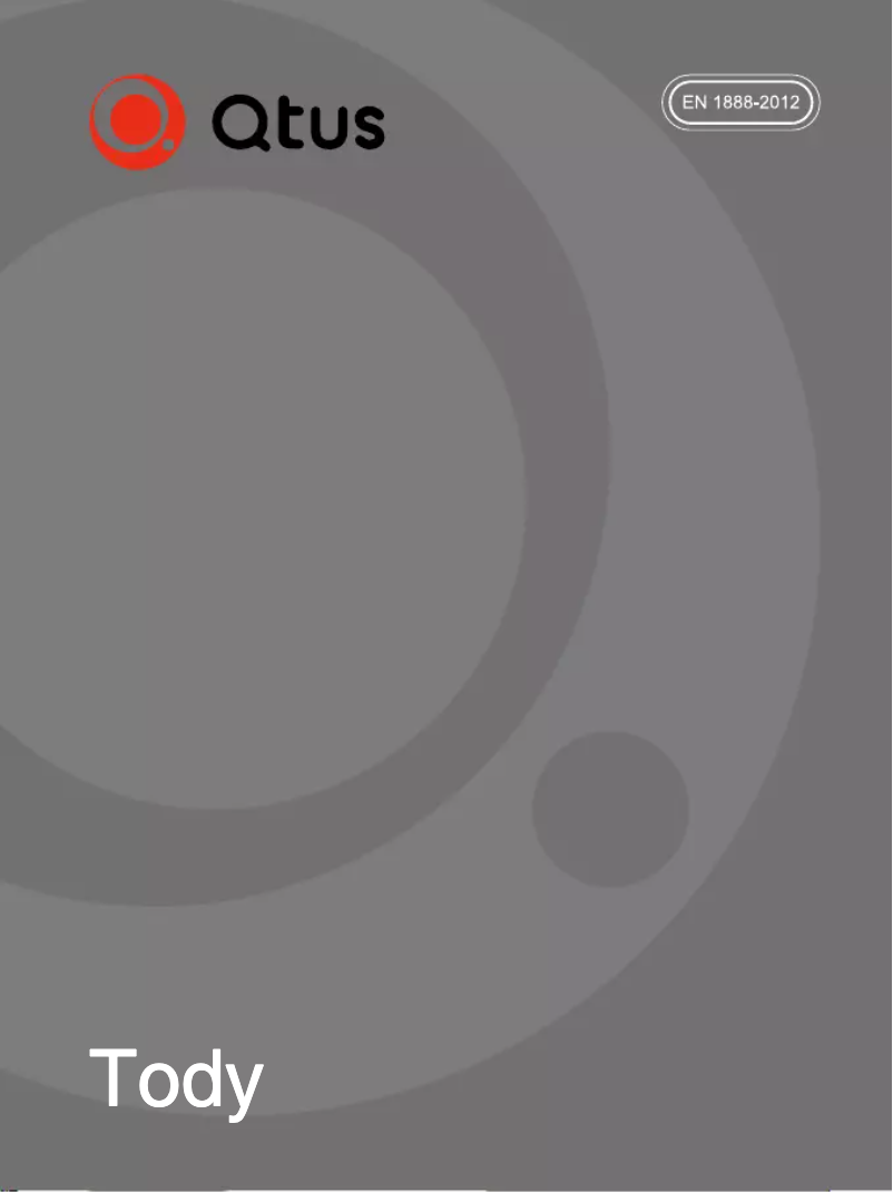 Imagen de la primera página del manual del dispositivo Tody