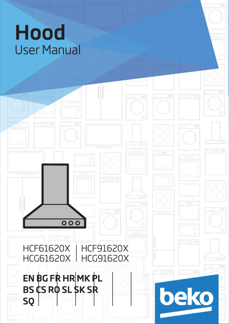 Imagen de la primera página del manual del dispositivo HCF61620X