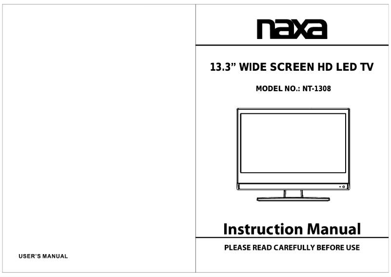 Página nº 1 - Manual de usuario Naxa NT-1308