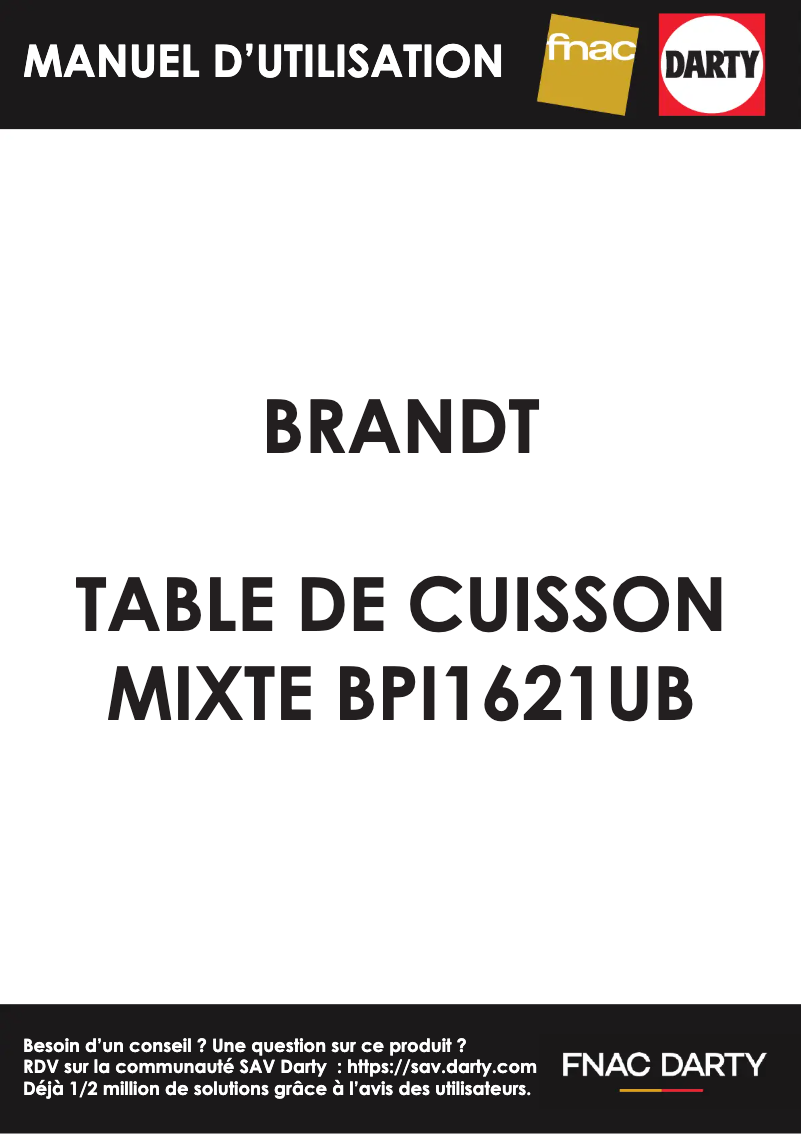 Imagen de la primera página del manual del dispositivo BPI1621U