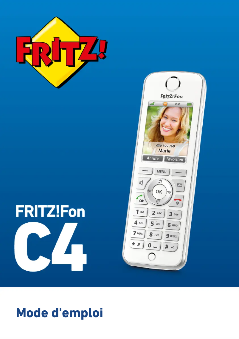 Imagen de la primera página del manual del dispositivo FRITZ!Fon C4