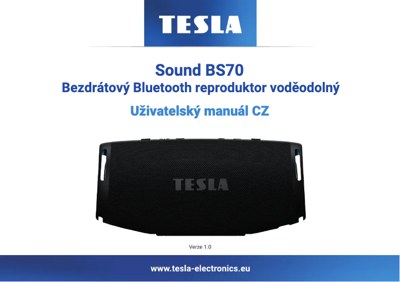 Página nº 1 - Manual de usuario Tesla Sound BS70