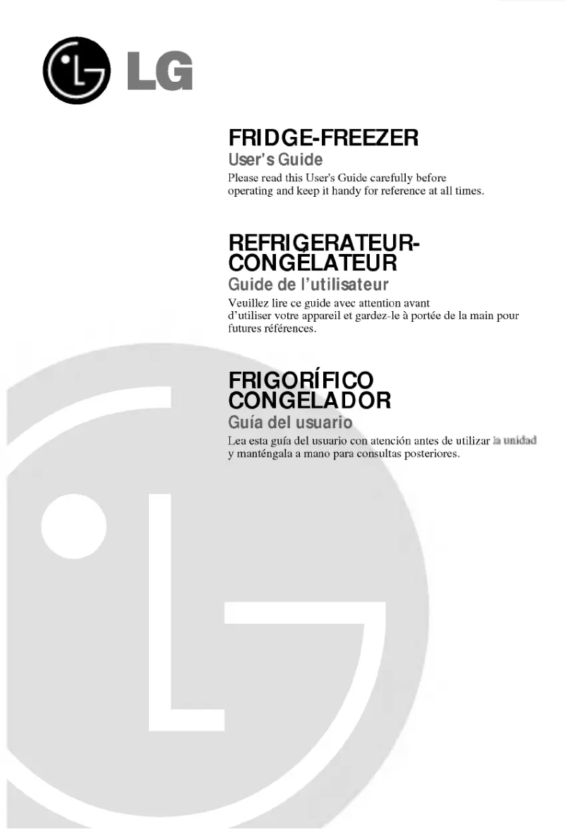 Página 1 del manual Manual de usuario LG GR-439BLRA