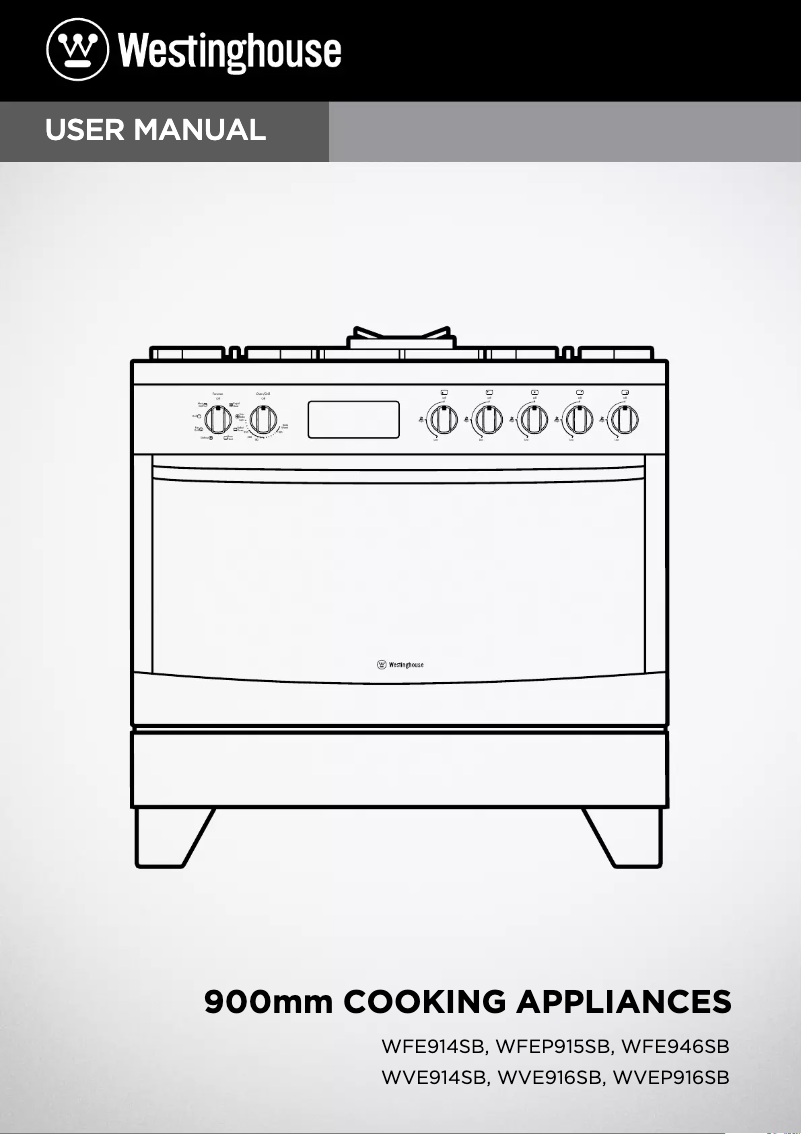 Imagen de la primera página del manual del dispositivo WFEP915SB