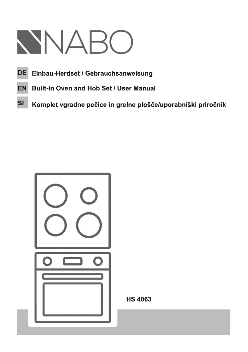Página 1 del manual Manual de usuario Nabo HS 4063