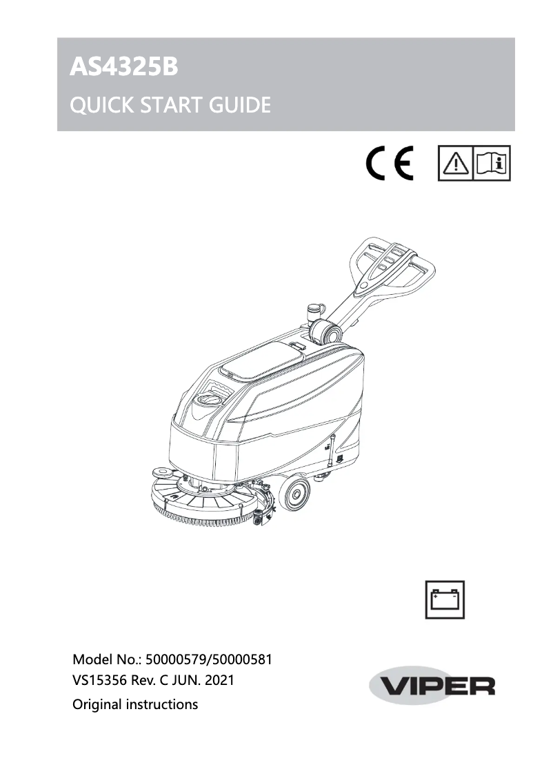 Página 1 del manual Manual de usuario Viper AS4325B