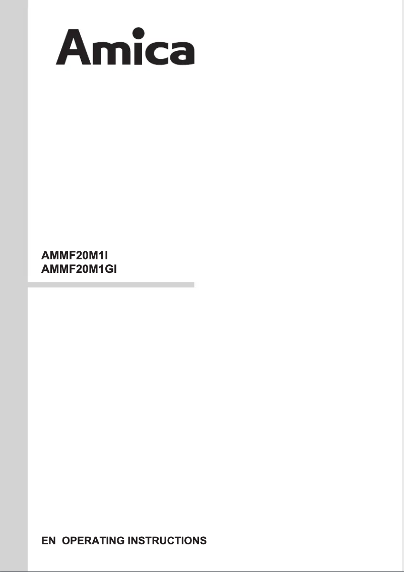 Imagen de la primera página del manual del dispositivo AMMF20M1GI