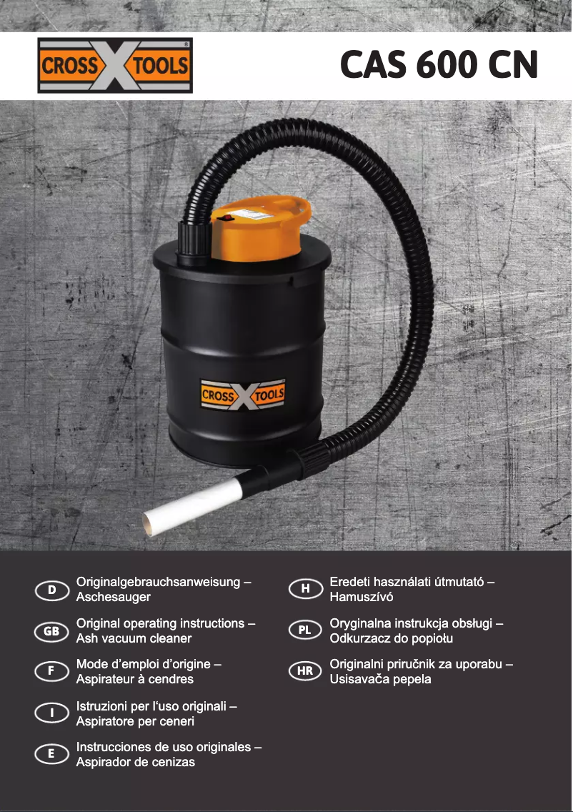 Página 1 del manual Manual de usuario CrossTools CAS 600 CN