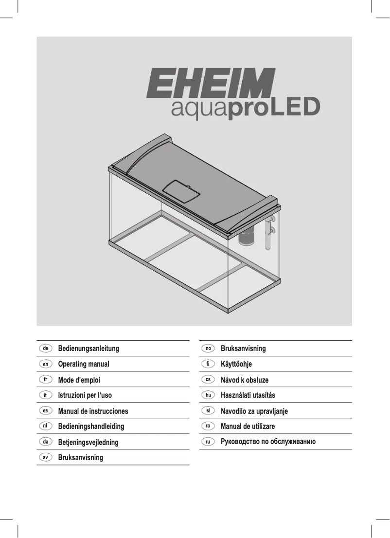 Página nº 1 - Manual de usuario Eheim aquaproLED 126