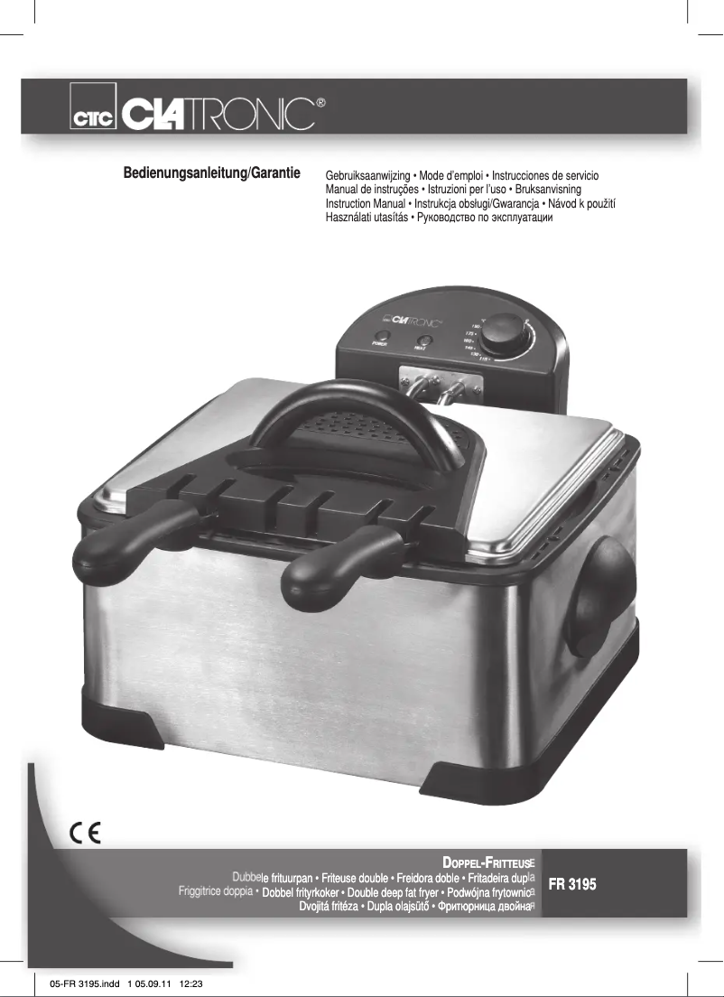 Imagen de la primera página del manual del dispositivo FR 3195