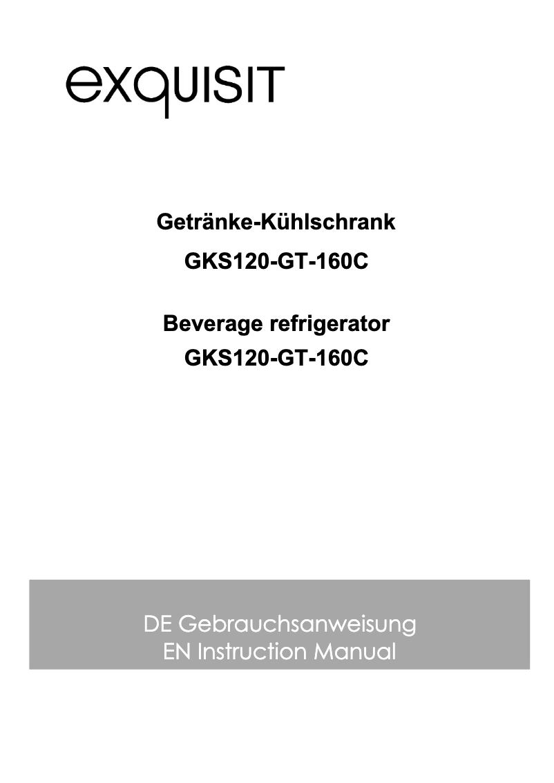 Imagen de la primera página del manual del dispositivo GKS120-GT-160C