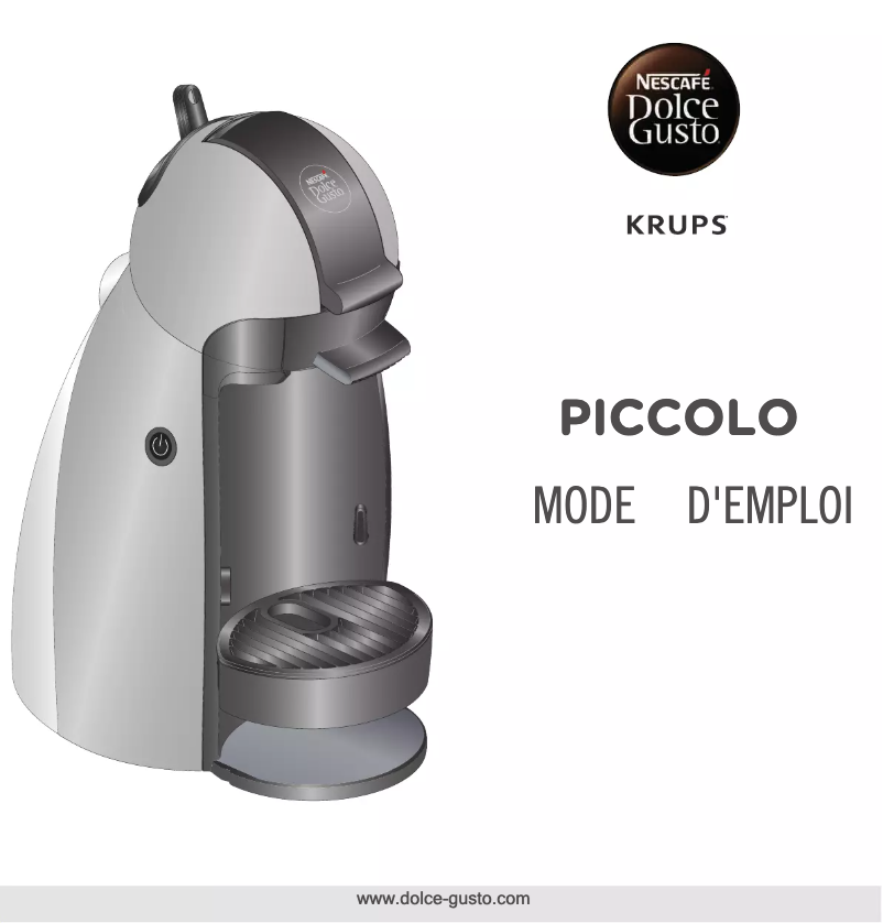 Imagen de la primera página del manual del dispositivo Nescafé Dolce Gusto Piccolo