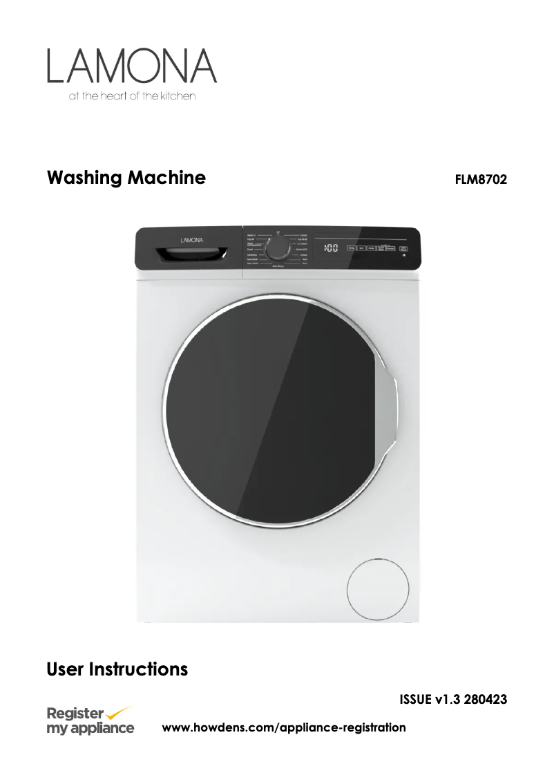 Imagen de la primera página del manual del dispositivo FLM8702