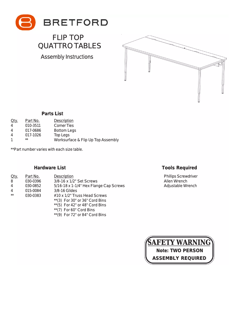 Imagen de la primera página del manual del dispositivo Quattro Voltea QFT3048-CY