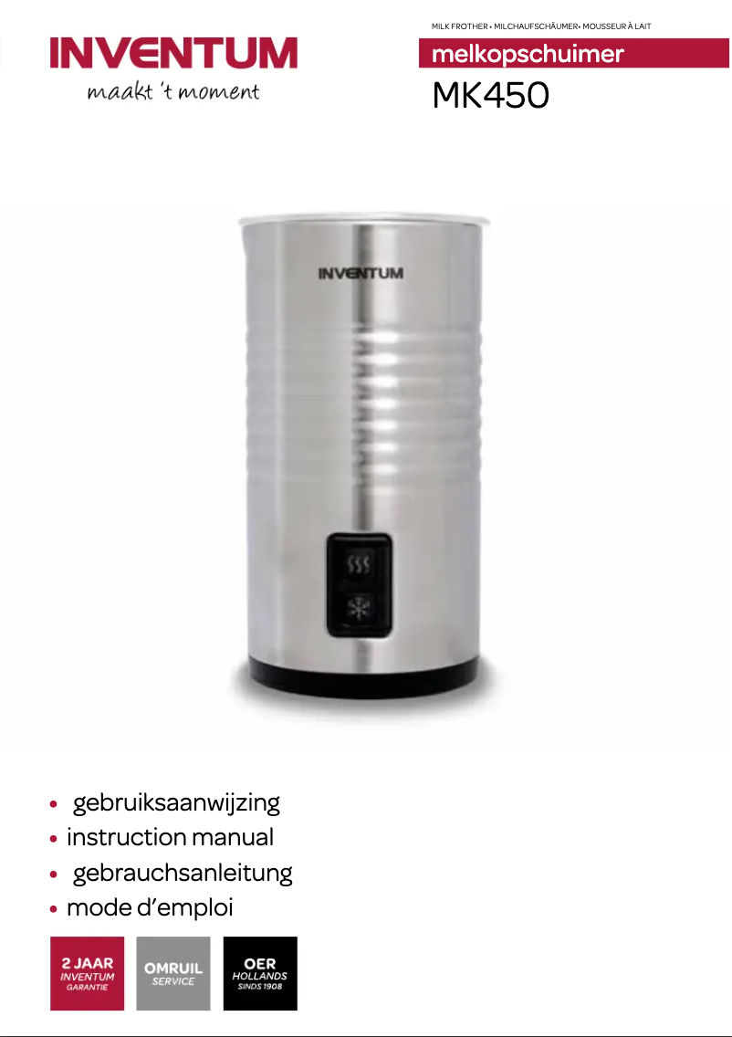 Página 1 del manual Manual de usuario Inventum MK450