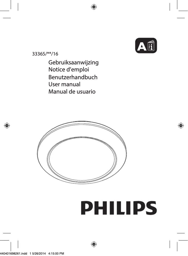 Imagen de la primera página del manual del dispositivo MyLiving Cinnabar