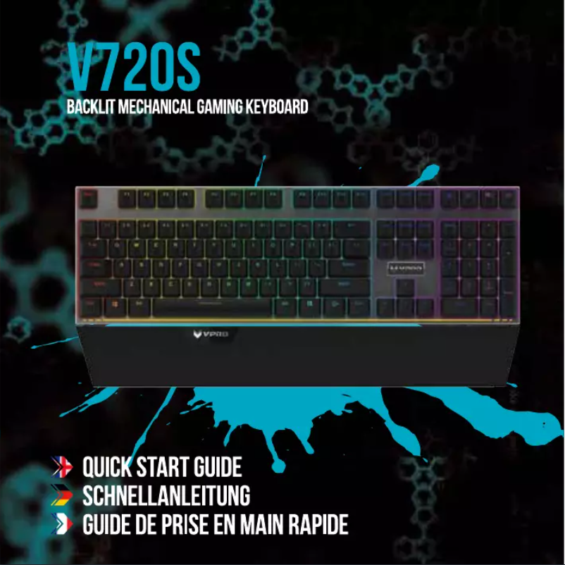 Imagen de la primera página del manual del dispositivo V720S VPRO