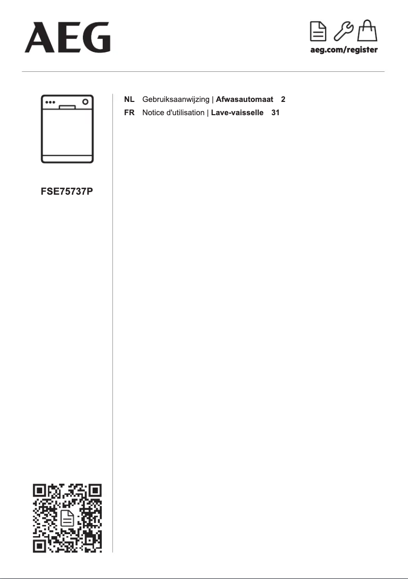 Página nº 1 - Manual de usuario AEG FSE75737P