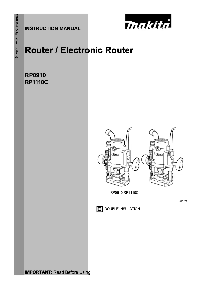 Imagen de la primera página del manual del dispositivo RP0910