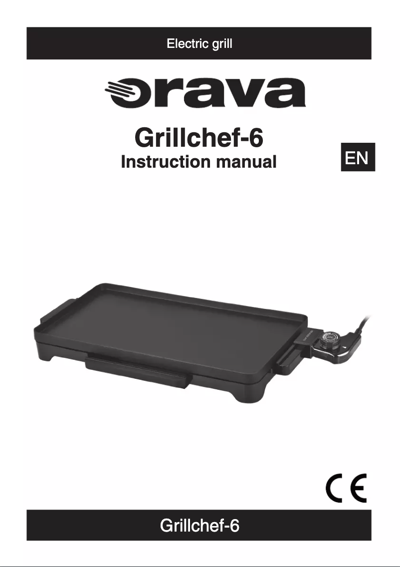 Página 1 del manual Manual de usuario Orava Grillchef-6