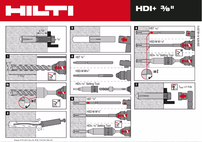 Página 1 del manual Manual de usuario Hilti HDI+