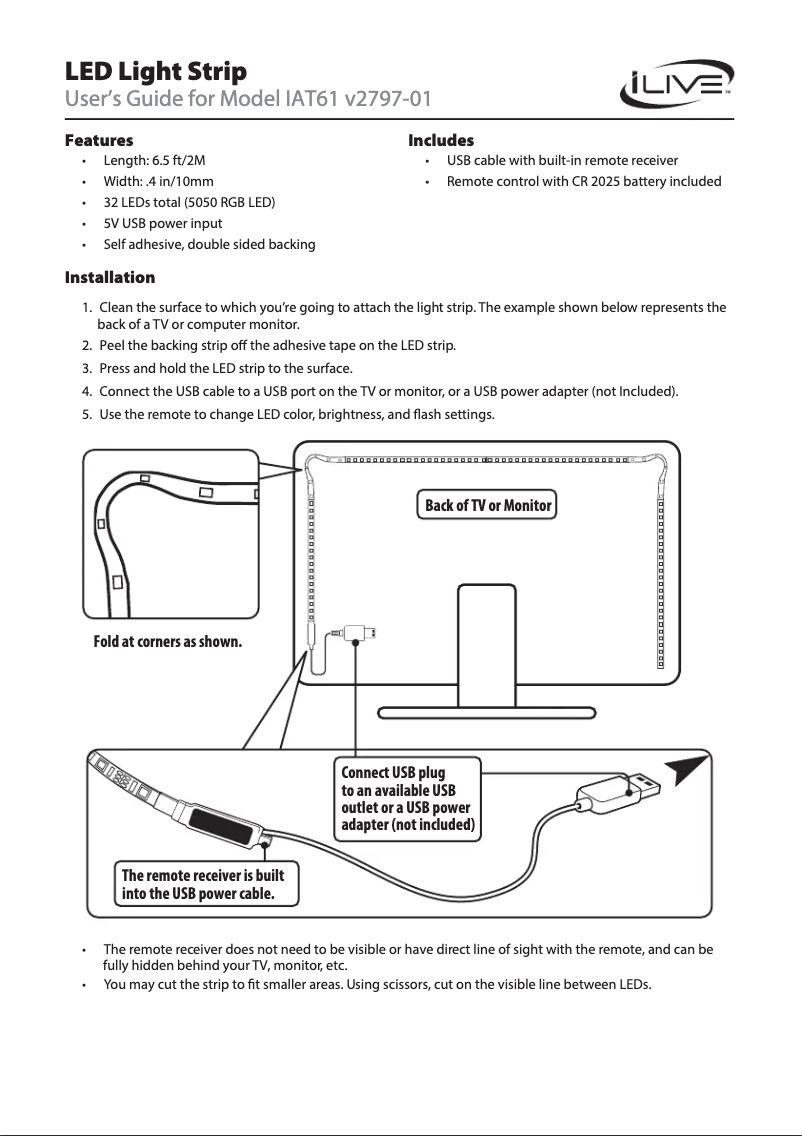 Imagen de la primera página del manual del dispositivo IAT61