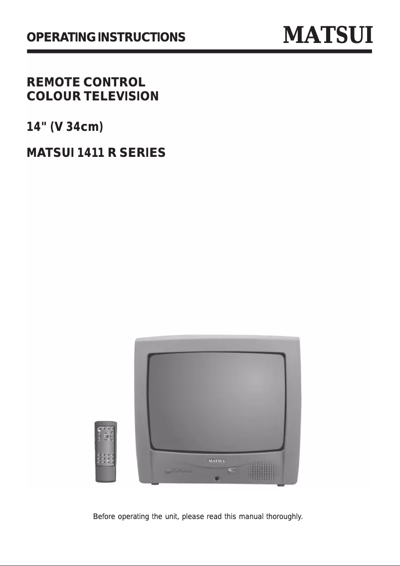 Imagen de la primera página del manual del dispositivo 1411R