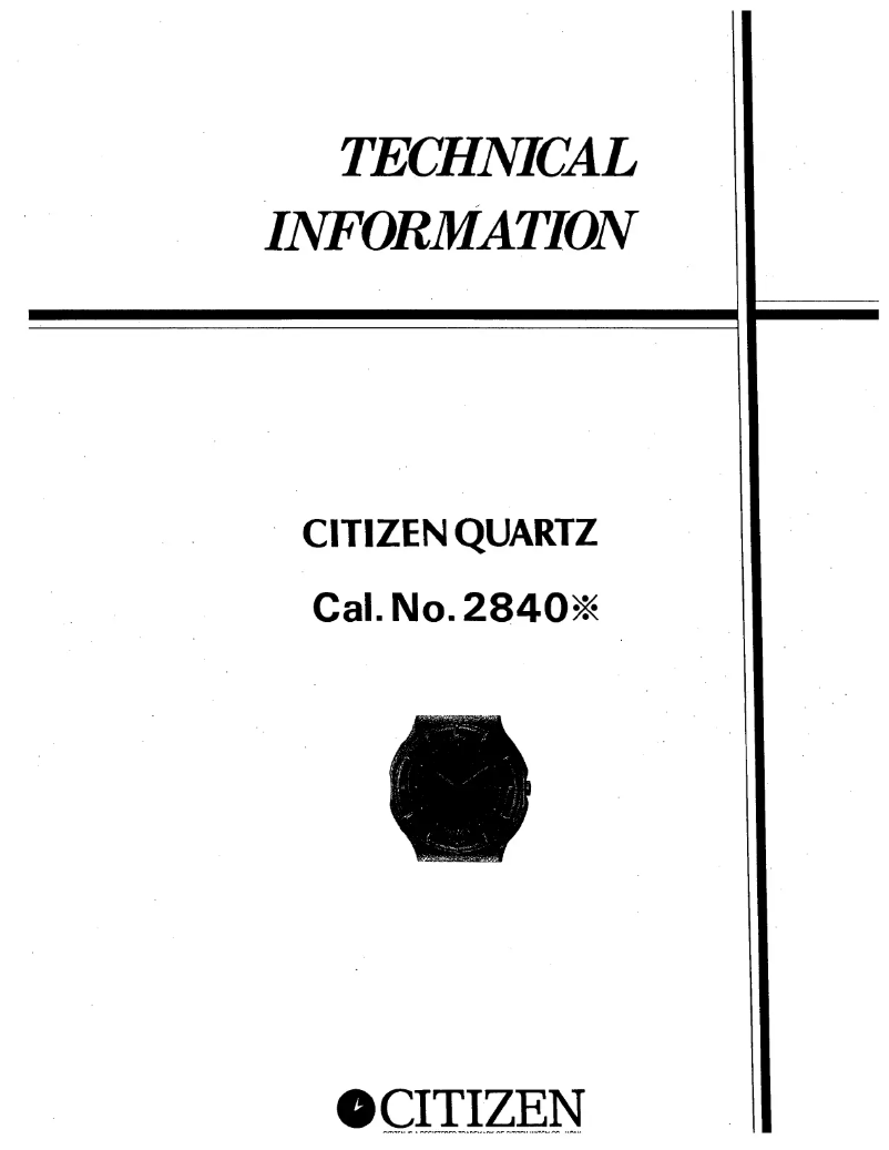 Imagen de la primera página del manual del dispositivo Cal 2840