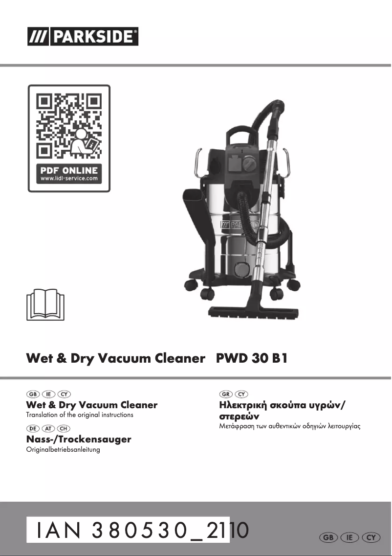 Imagen de la primera página del manual del dispositivo PWD 30 B1