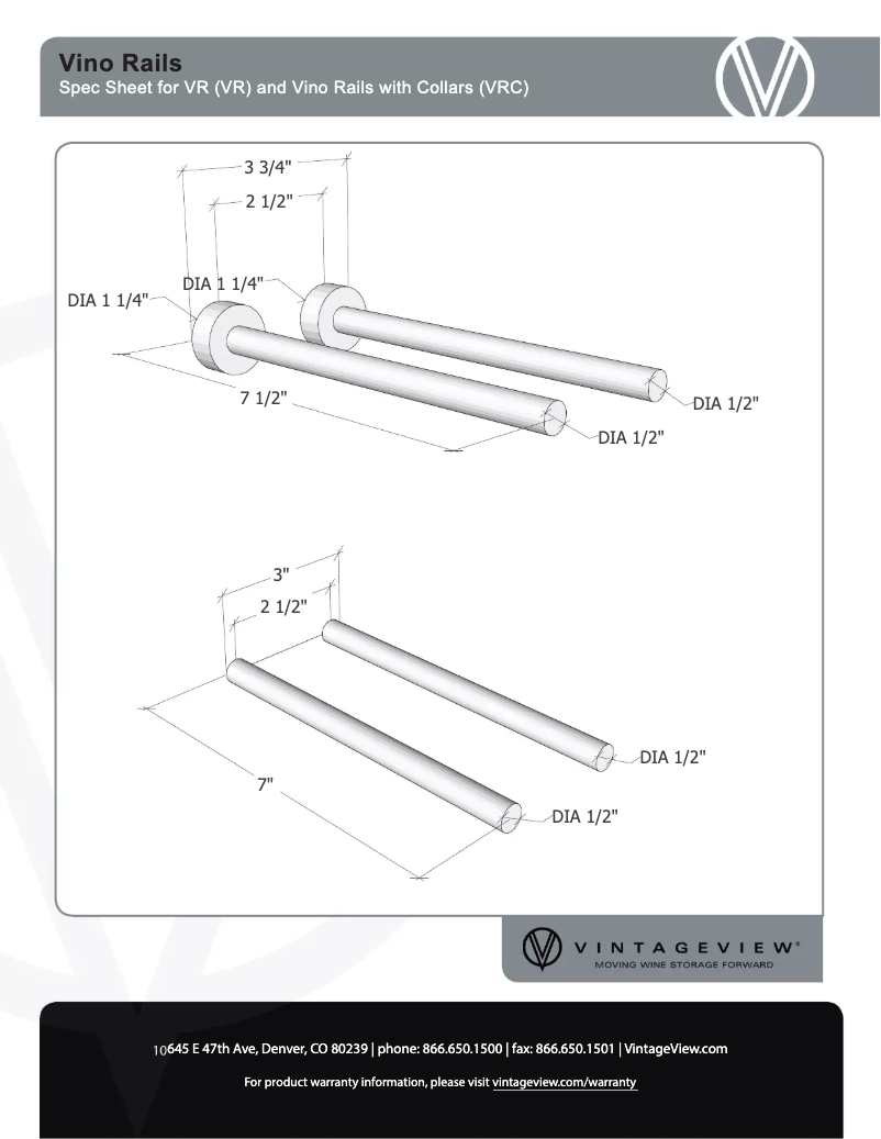 Página 1 del manual Manual de usuario VintageView VRC
