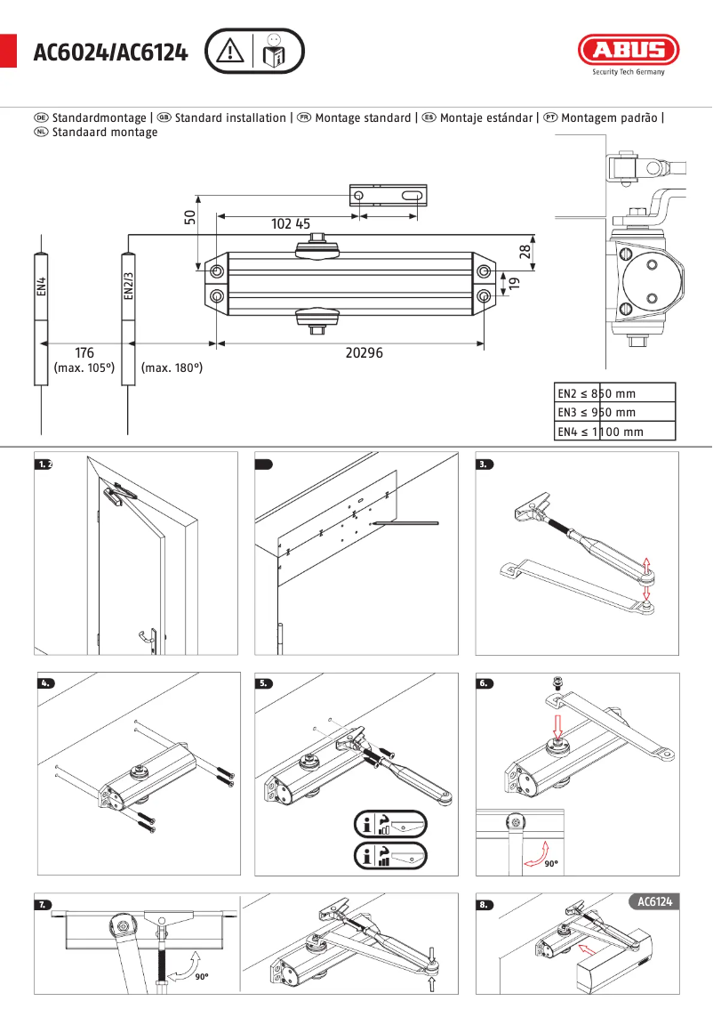 Página 1 del manual Manual de usuario Abus AC6124