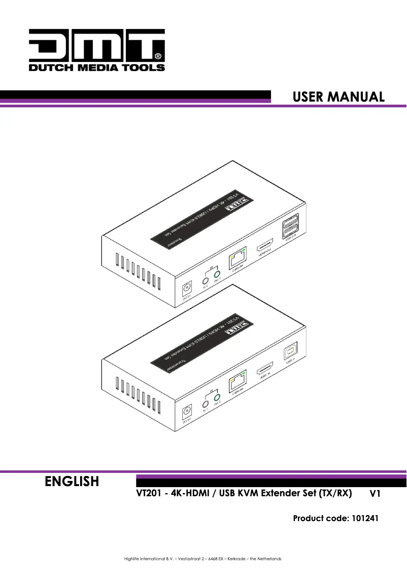 Imagen de la primera página del manual del dispositivo VT201