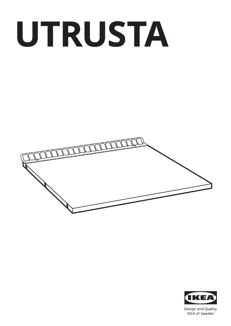 Imagen de la primera página del manual del dispositivo UTRUSTA 102.135.72