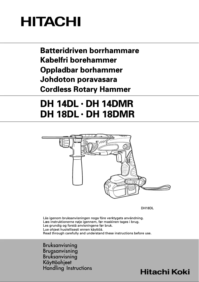 Imagen de la primera página del manual del dispositivo DH14DL