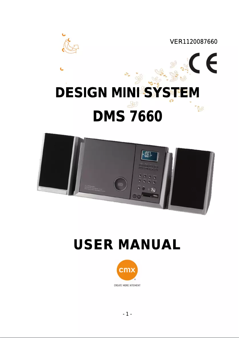 Imagen de la primera página del manual del dispositivo DMS 7660