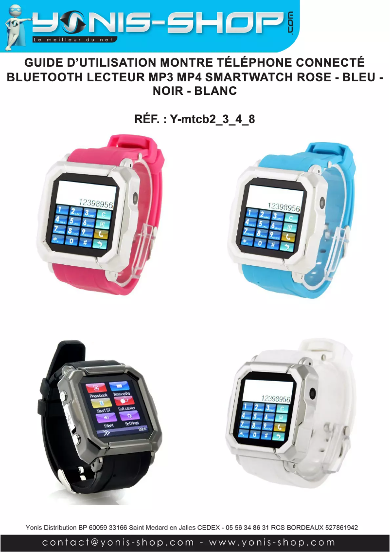 Imagen de la primera página del manual del dispositivo Y-MTCB2