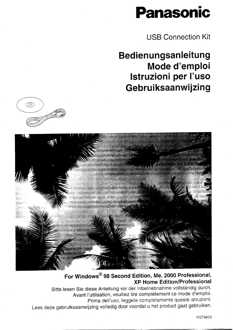 Imagen de la primera página del manual del dispositivo USB Connection Kit
