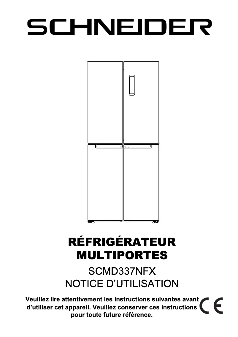 Imagen de la primera página del manual del dispositivo SCMD337NFX