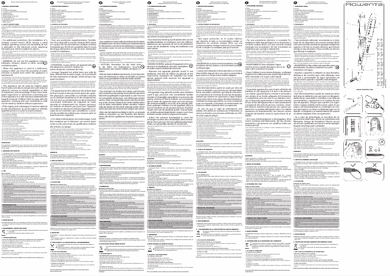 Imagen de la primera página del manual del dispositivo Wet & Dry XL SF5010