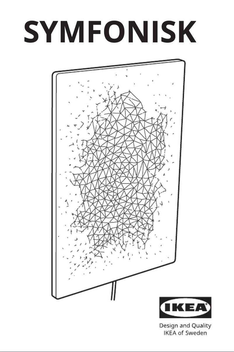 Imagen de la primera página del manual del dispositivo SYMFONISK 504.873.29