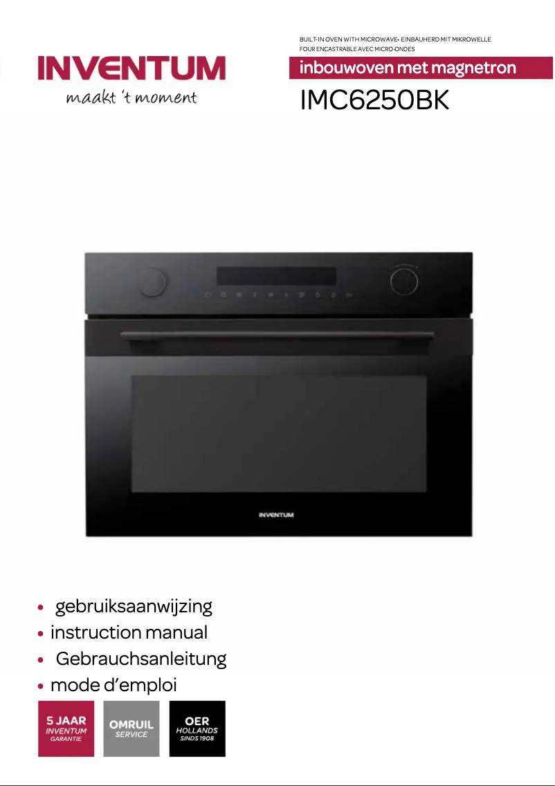 Imagen de la primera página del manual del dispositivo IMC6250BK