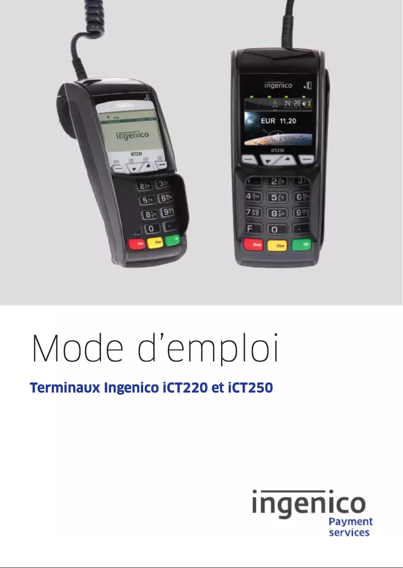 Imagen de la primera página del manual del dispositivo ICT250