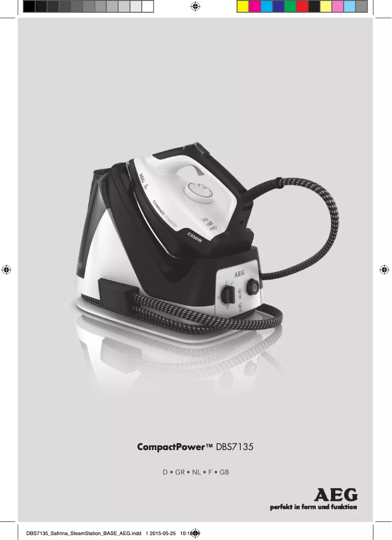 Imagen de la primera página del manual del dispositivo CompactPower DBS7135