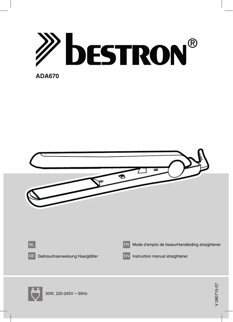 Imagen de la primera página del manual del dispositivo ADA670