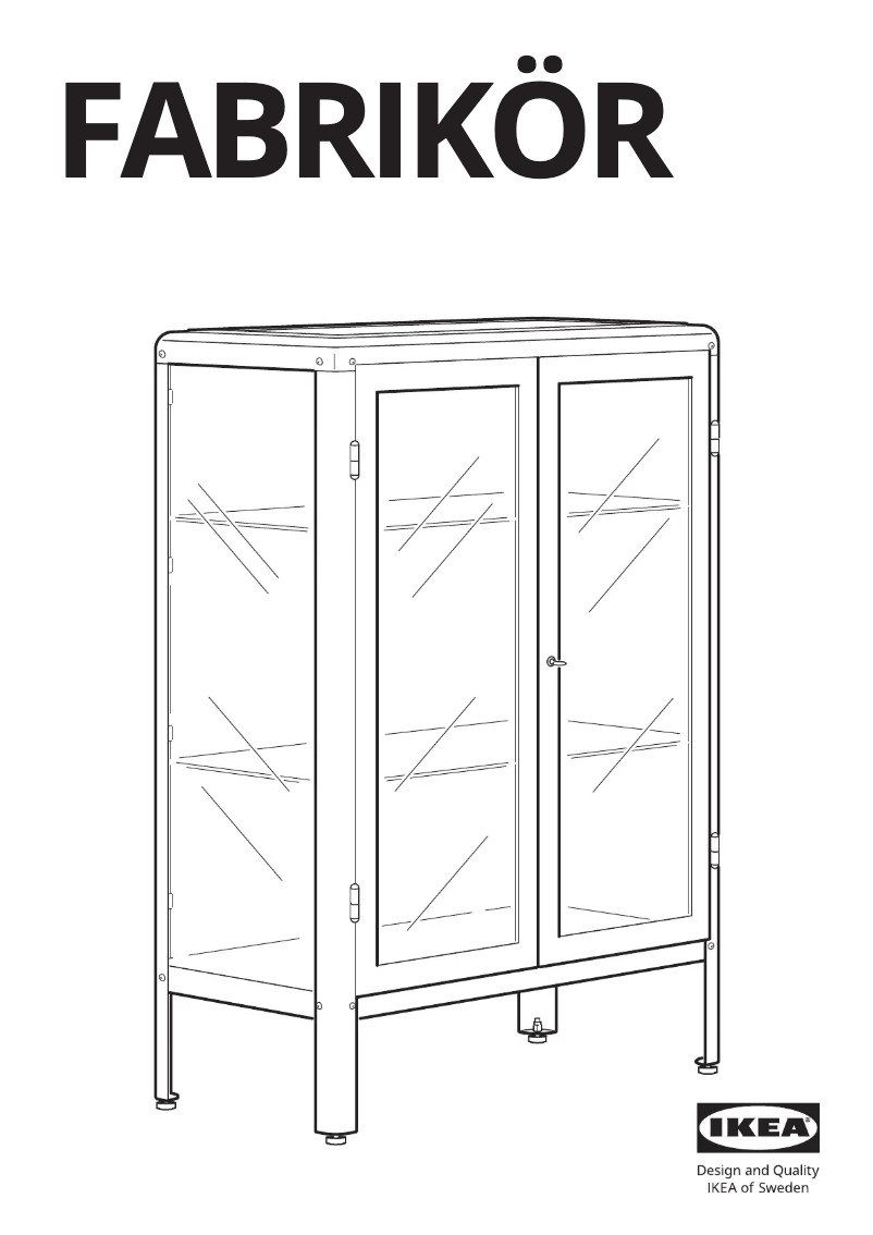 Página 1 del manual Manual de usuario Ikea FABRIKÖR 003.631.71