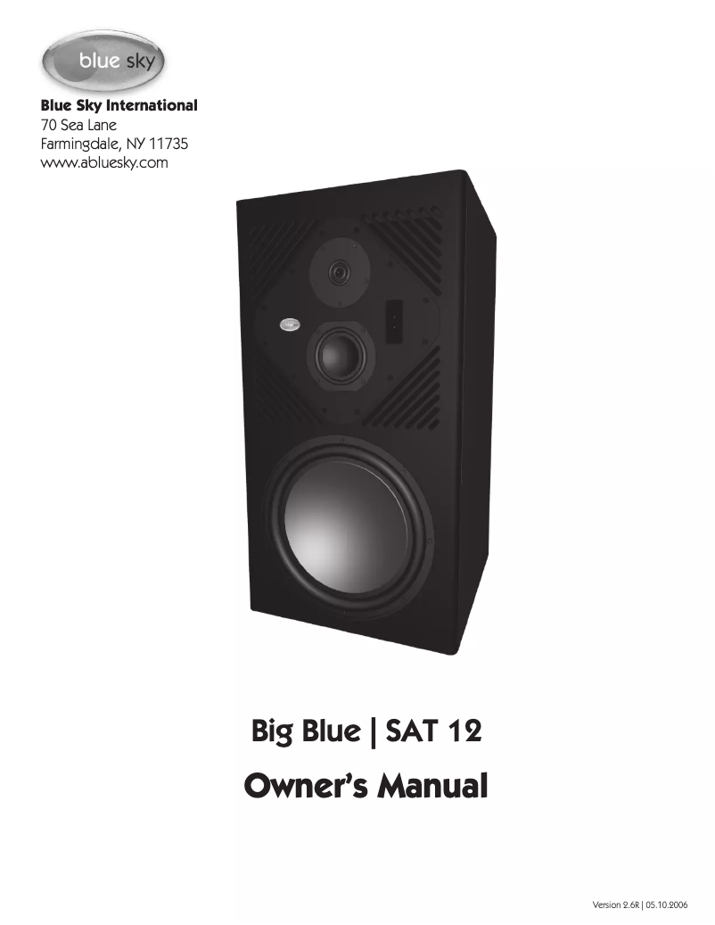 Imagen de la primera página del manual del dispositivo SAT 12