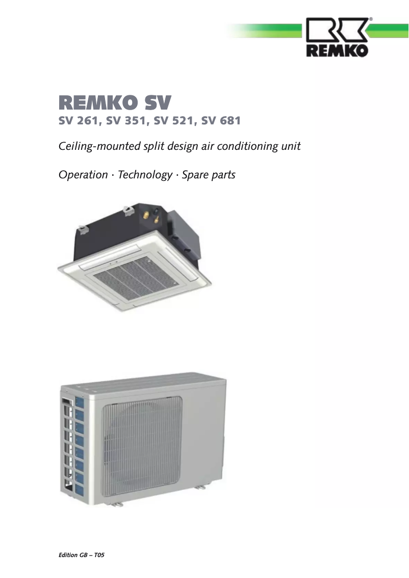 Página 1 del manual Manual de usuario Remko SV681